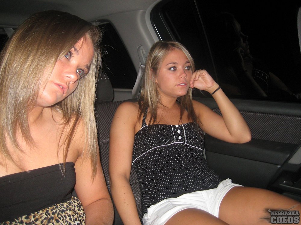 Hot pics form Nebraska Coeds of two very cute and sexy blonde twins with an...
